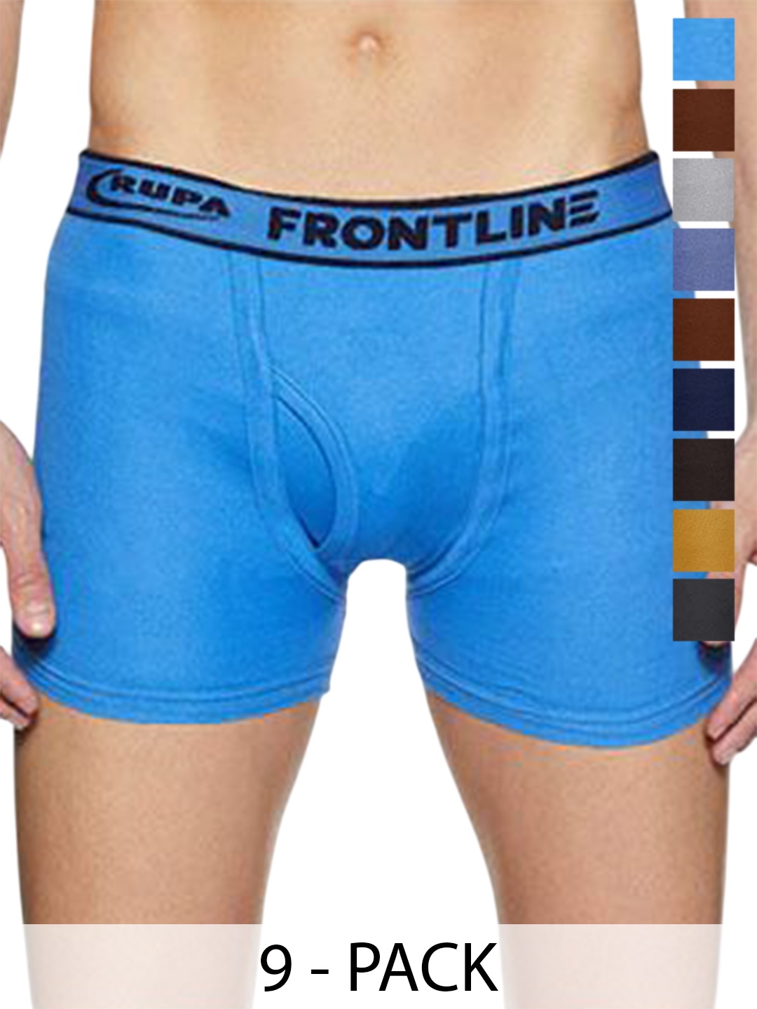 

Rupa Pack Of 9 Assorted Cotton Trunks Frontline-DCIP-(IP)-9--95