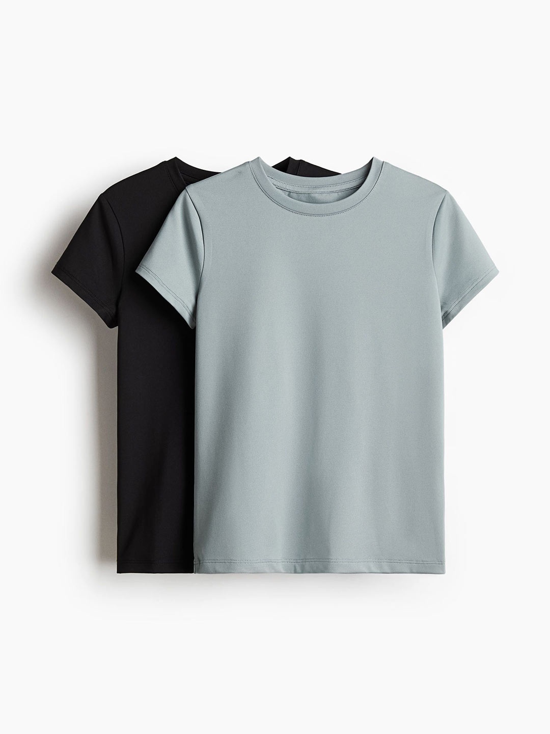 

H&M 2-Pack Sports Tops With Dry Move, Turquoise blue