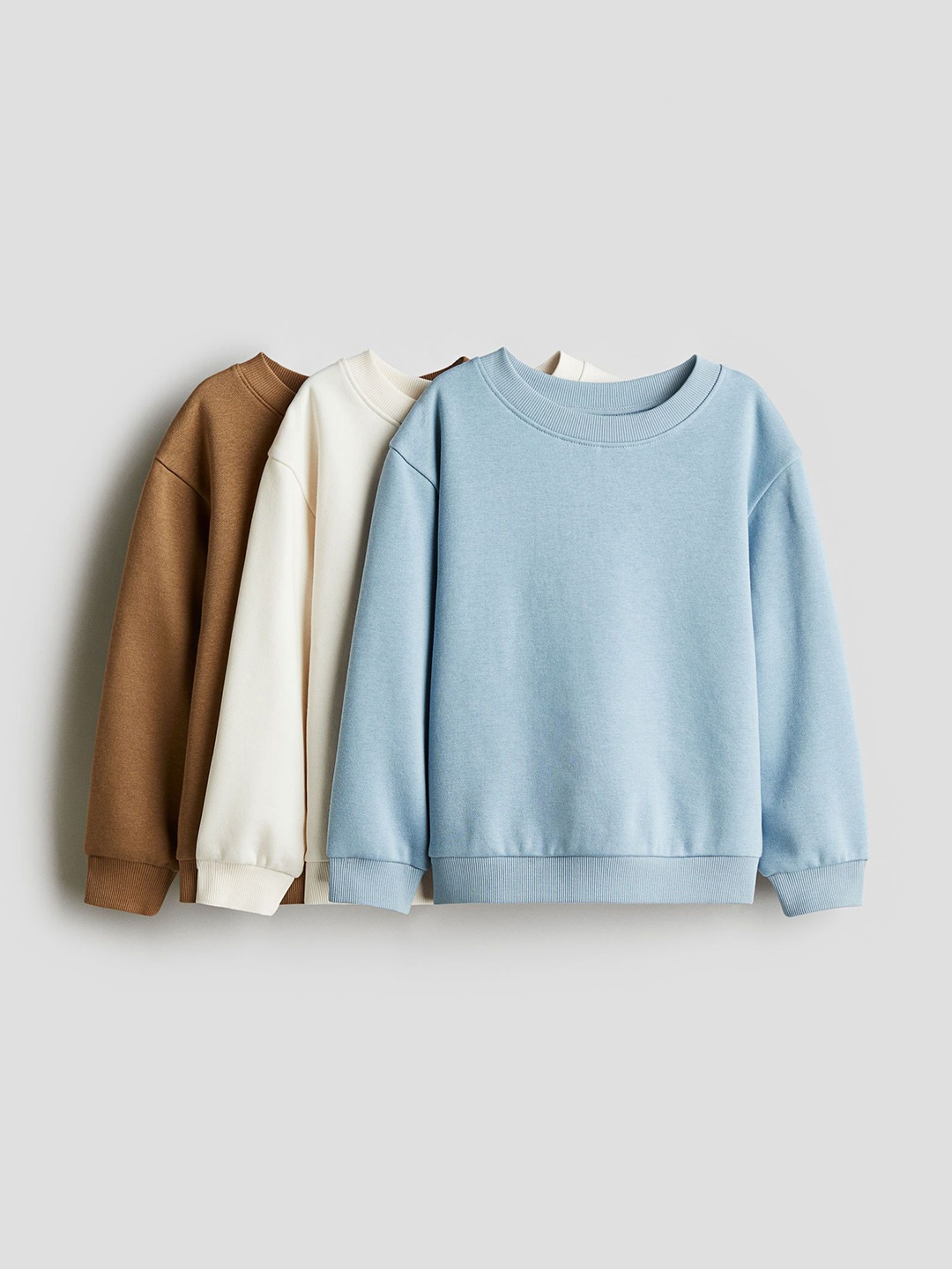 

H&M Boys 3-Pack Sweatshirts, Blue