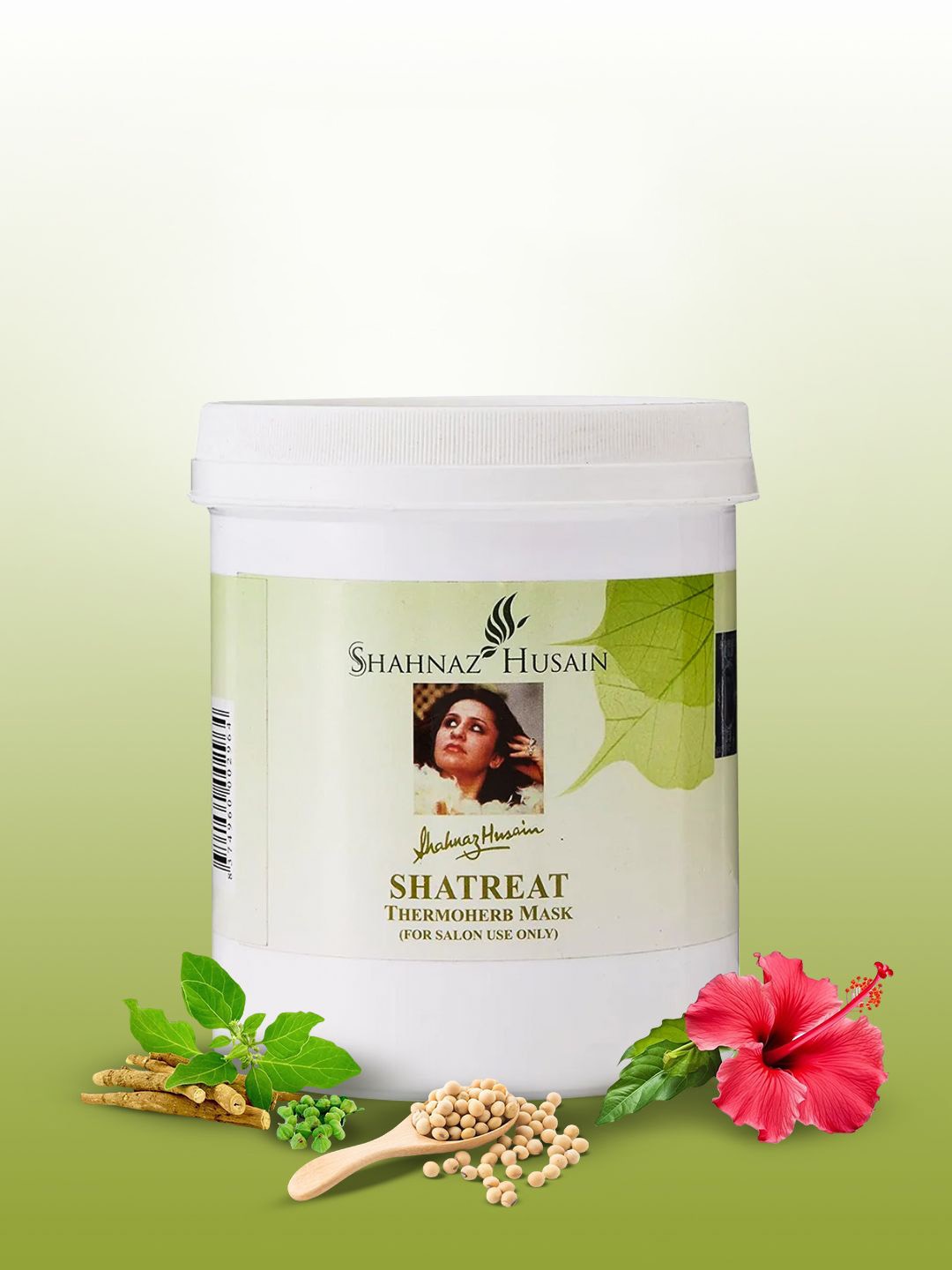 

Shahnaz Husain Shatreat Thermoherb Mask (For Salon Use Only) - 900 g, White