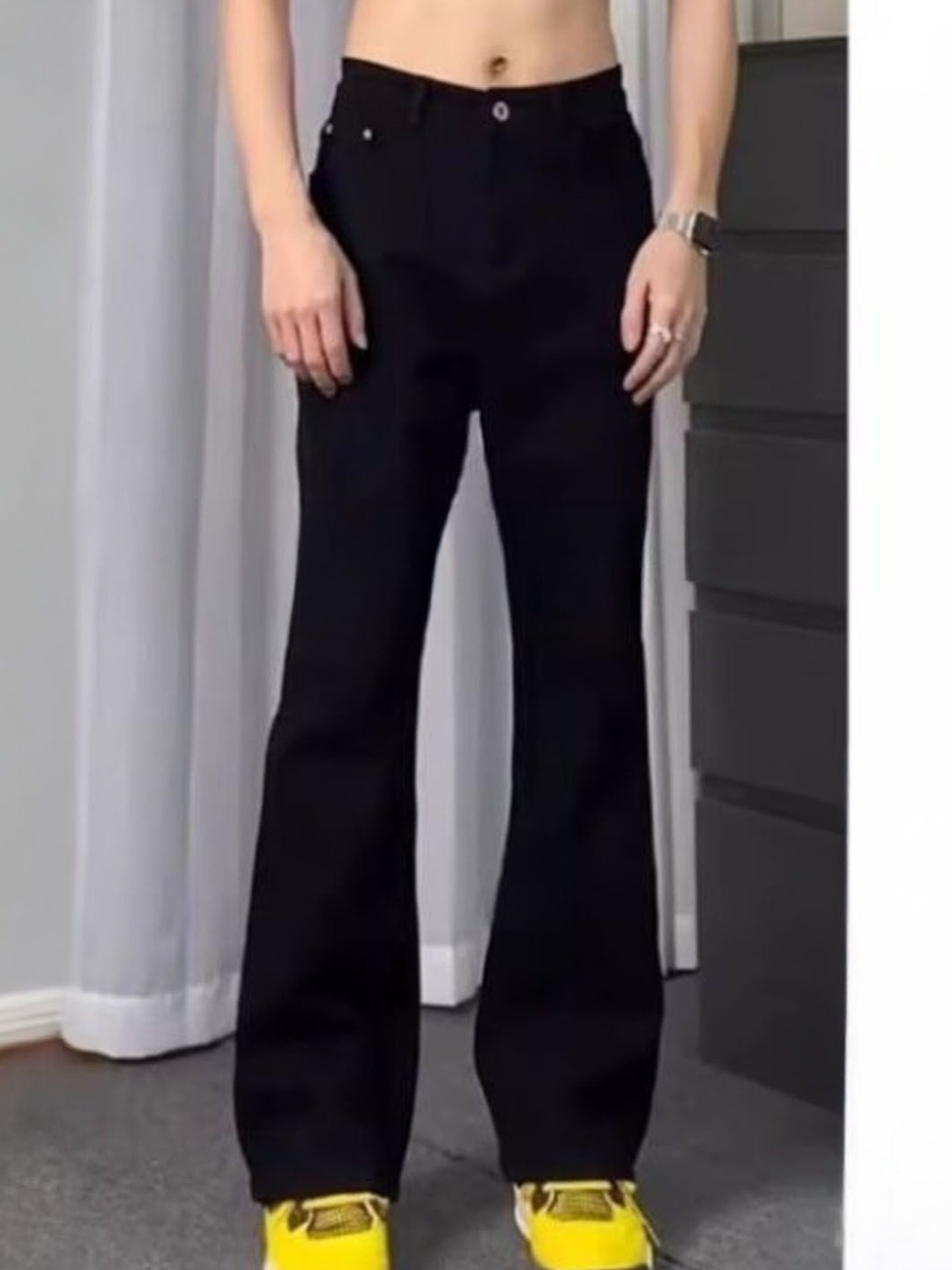 

StyleCast Men Chinos Trousers, Black