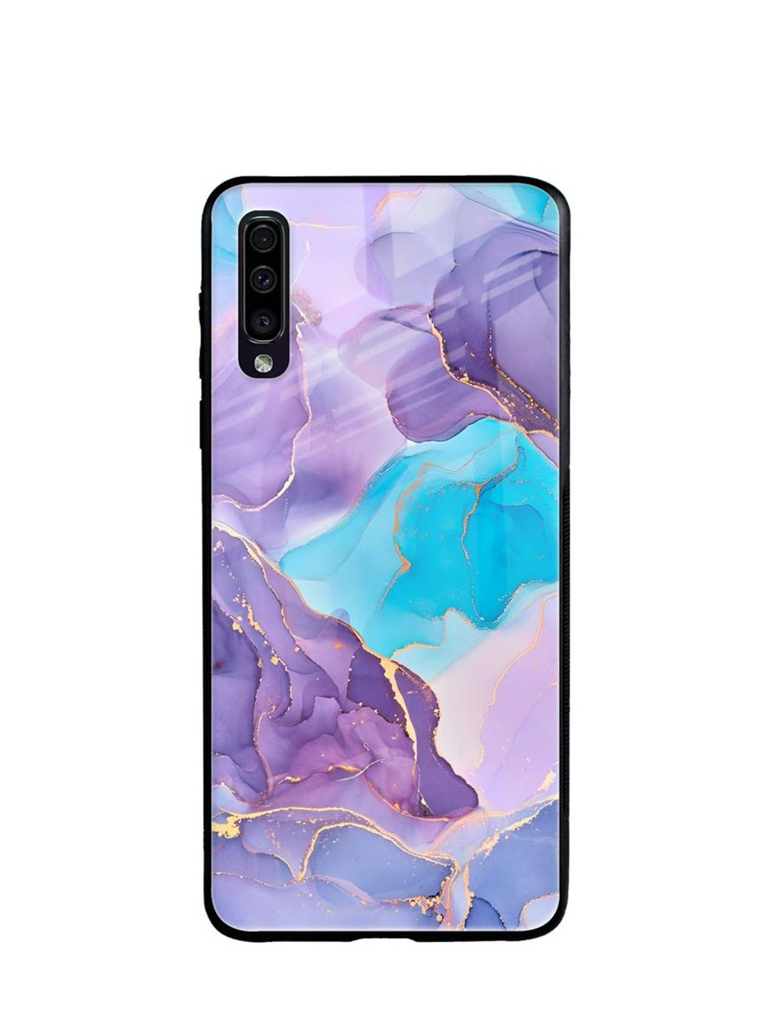 

QRIOH Quirky Printed Samsung Galaxy A50 Back Case Mobile Accessories, Purple