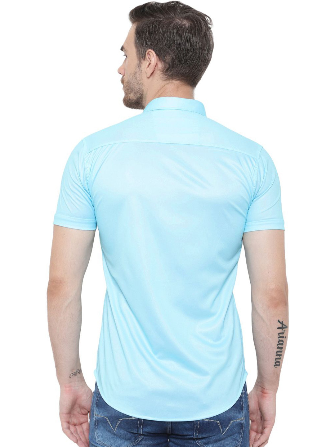 

iCome Men Animal Opaque Printed Casual Shirt, Blue