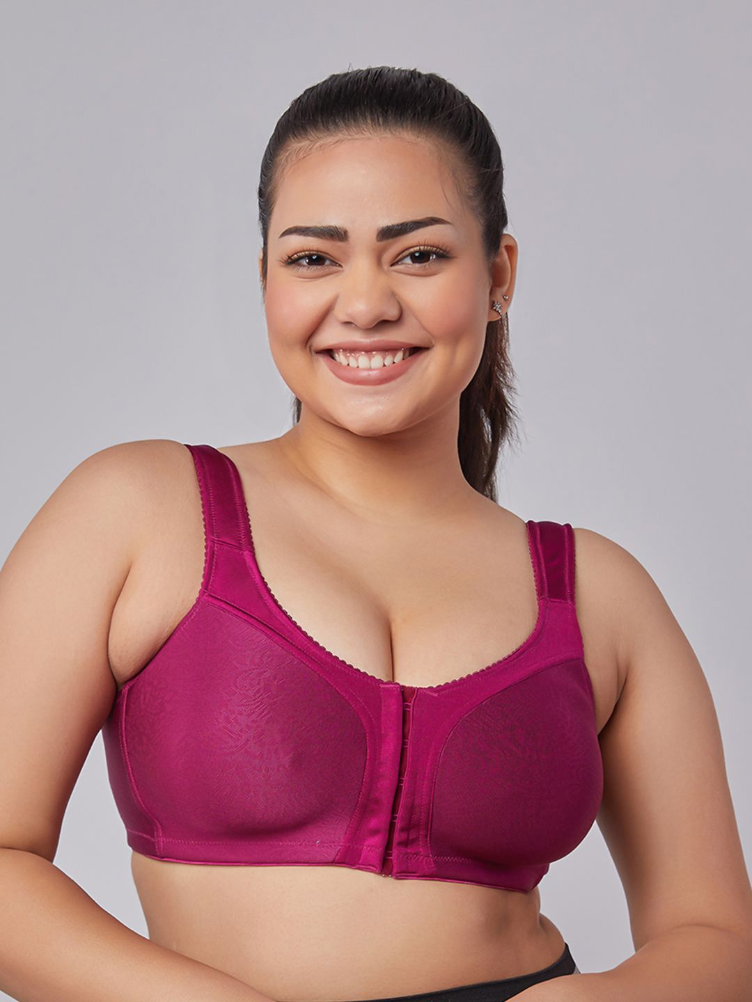 

MAASHIE Bra Full Coverage, Burgundy