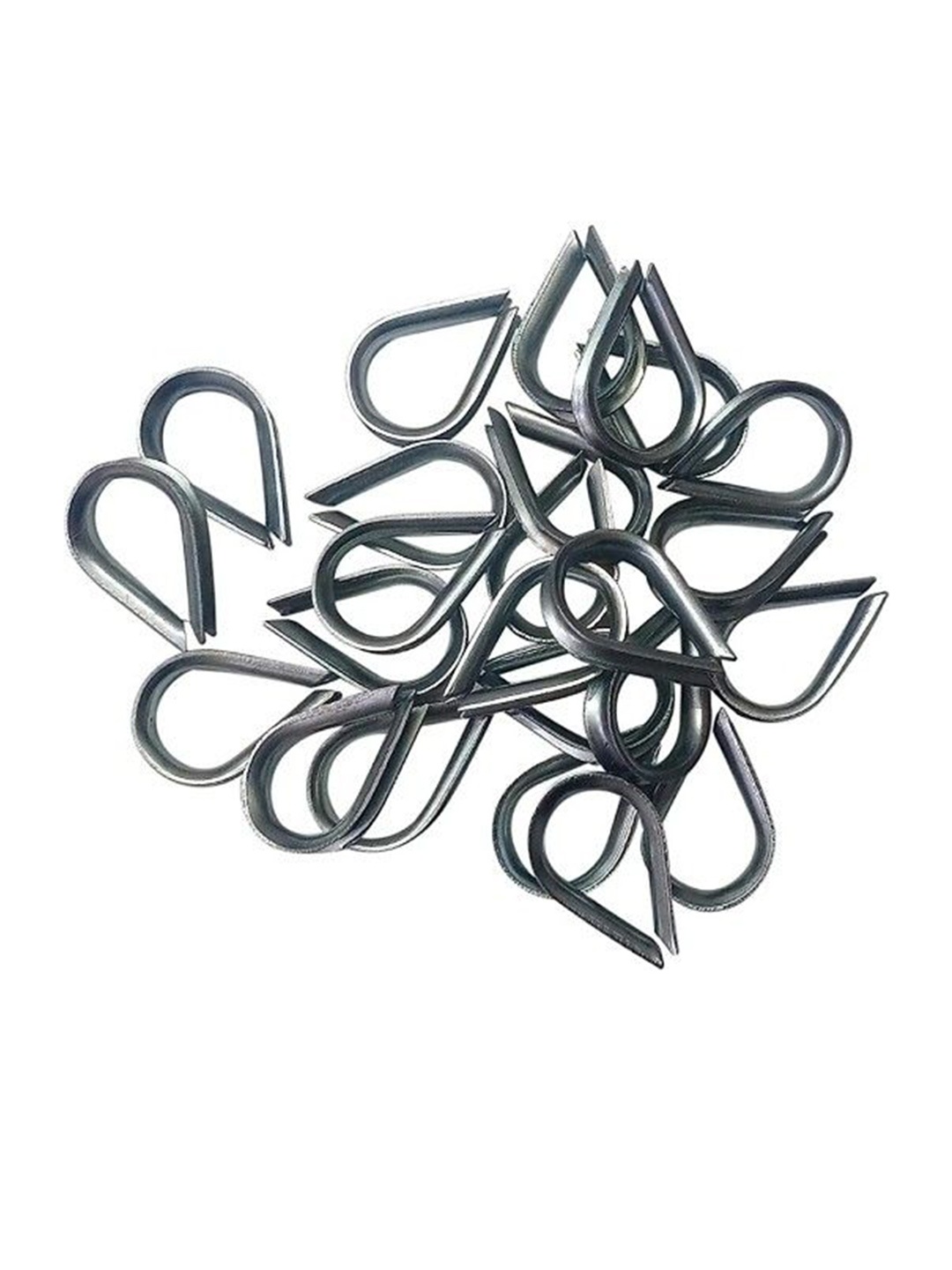 

HackerX Set Of 8 Eye Locks, Silver