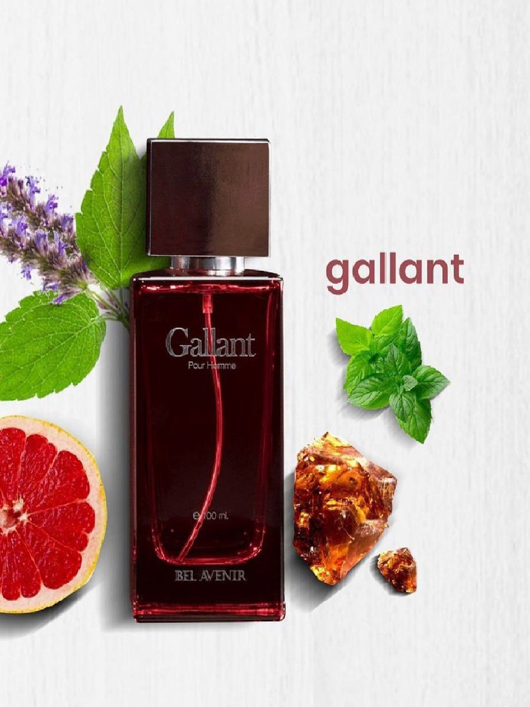 

Bel Avenir Men Gallant Luxury Long Lasting Eau De Parfum - 100 ml, Brown