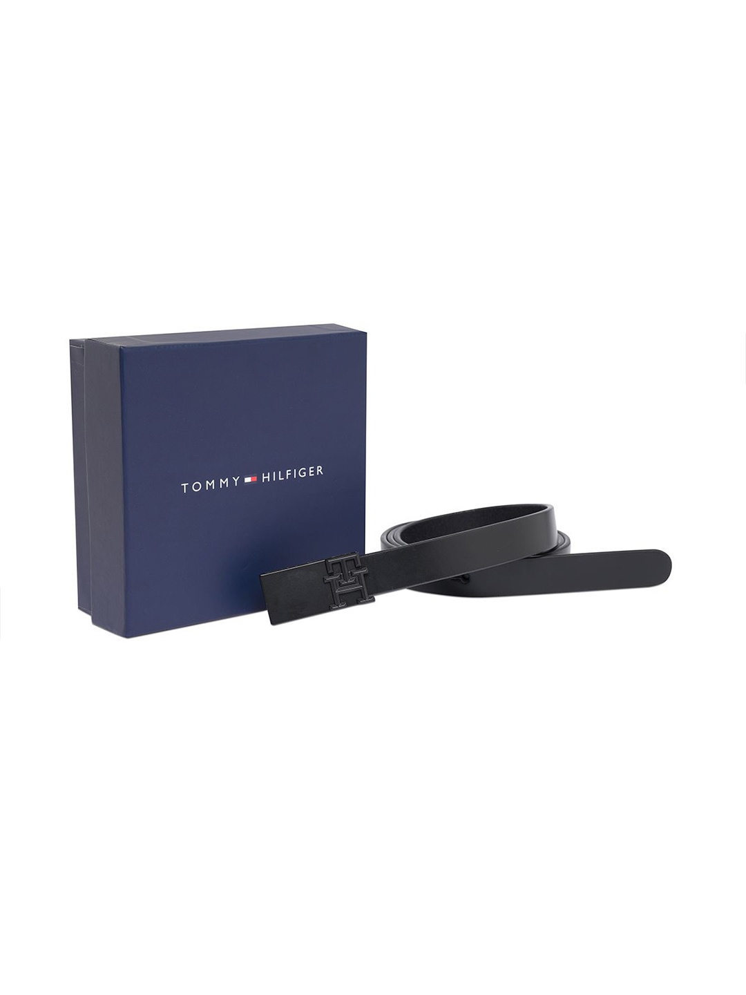 

Tommy Hilfiger Women Leather Belt, Black