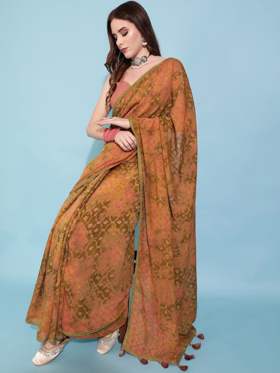 

Suha Saree, Green