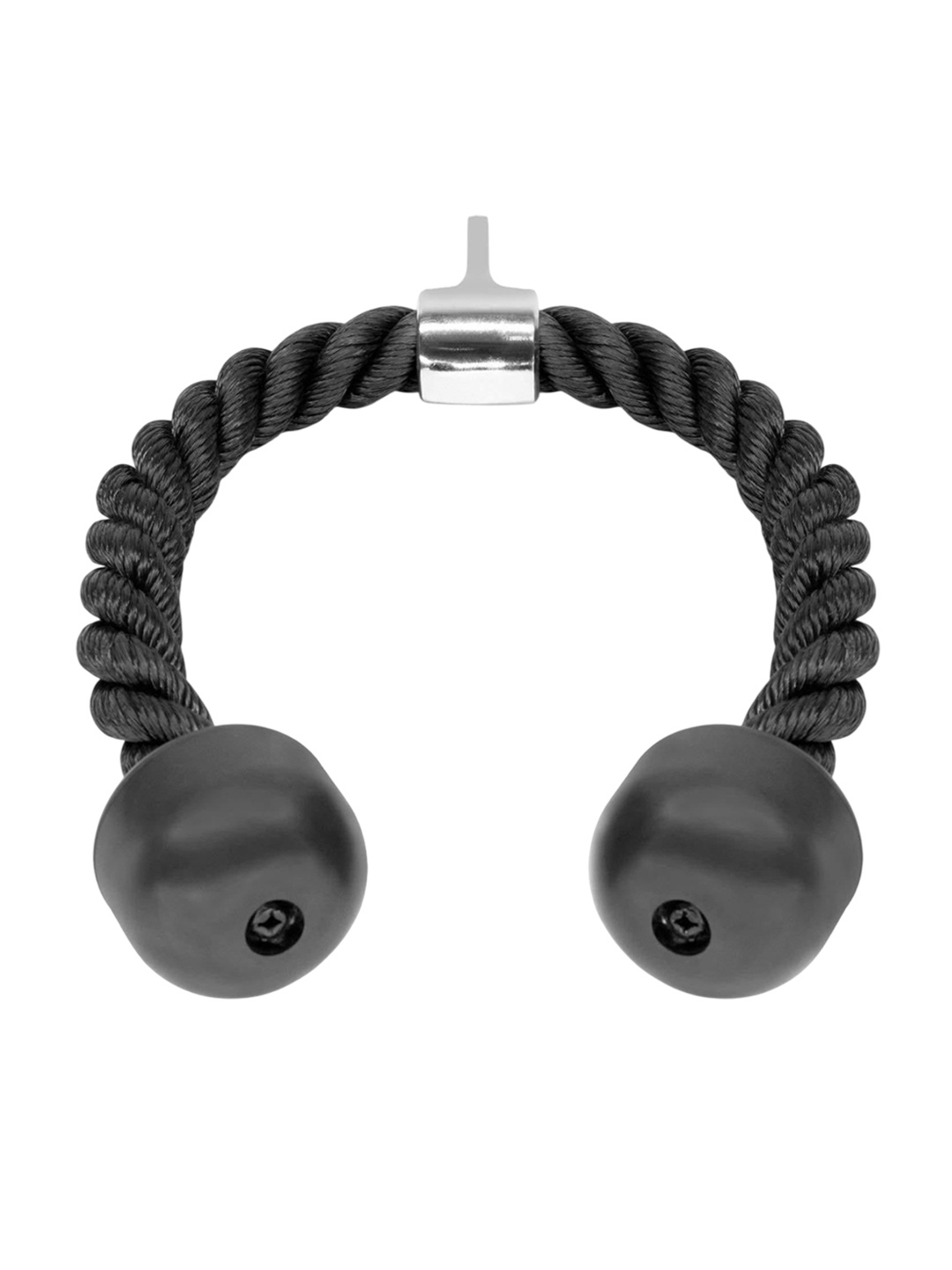 

HackerX Heavy Duty Biceps Triceps Rope Triceps Bar Workout Accessories, Black