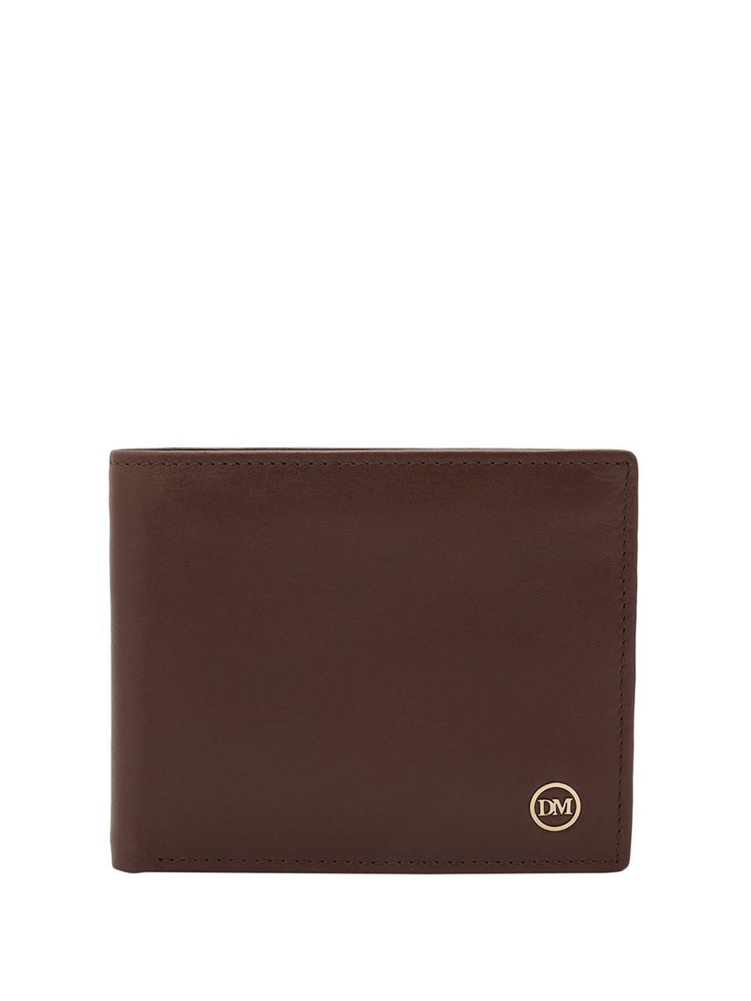 

Da Milano Men Leather Two Fold Wallet, Brown