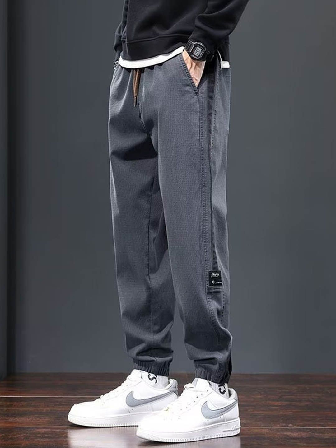 

StyleCast Men Joggers Trousers, Grey
