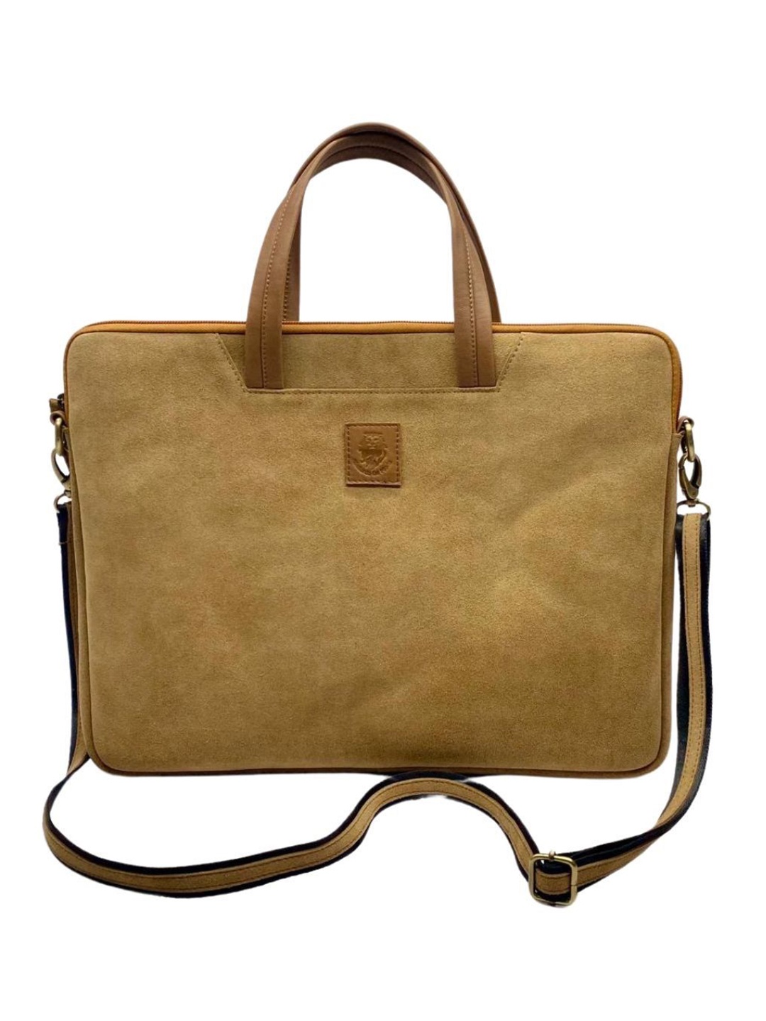 

Abelardo De Moda Unisex Leather Laptop Sleeve, Tan