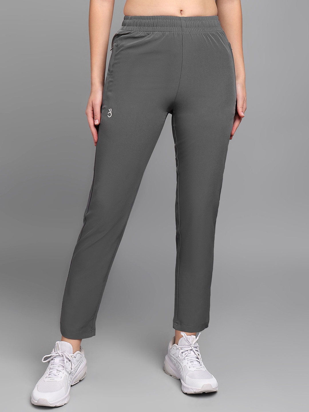 

Moda Rapido Women Rapid Dry Mid Rise Slim Fit Track Pants, Charcoal