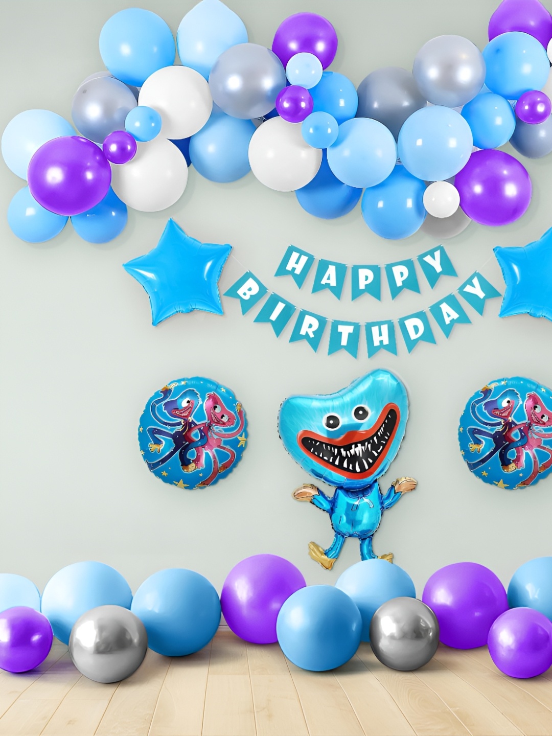 

Special You 68-Pcs Blue Theme Birthday DecorationKit