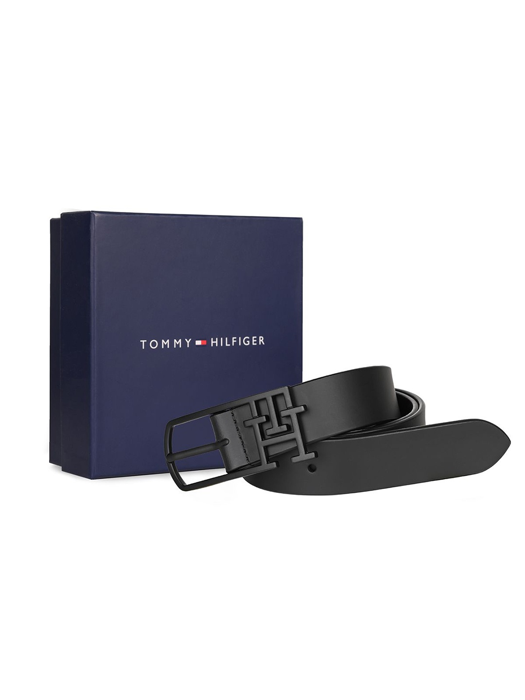 

Tommy Hilfiger Women Leather Belt, Black