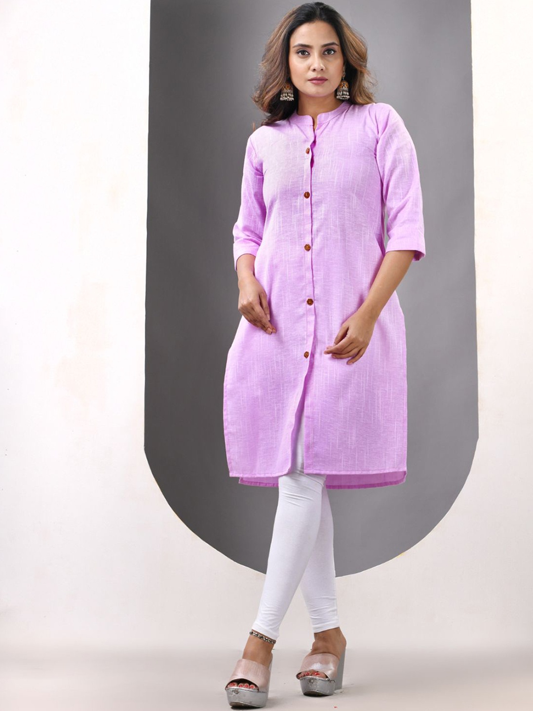 

Charukriti Women Kurta, Lavender