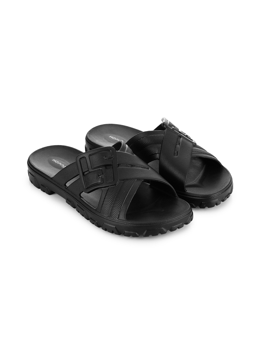 

Hoppa Women Casual Sliders, Black