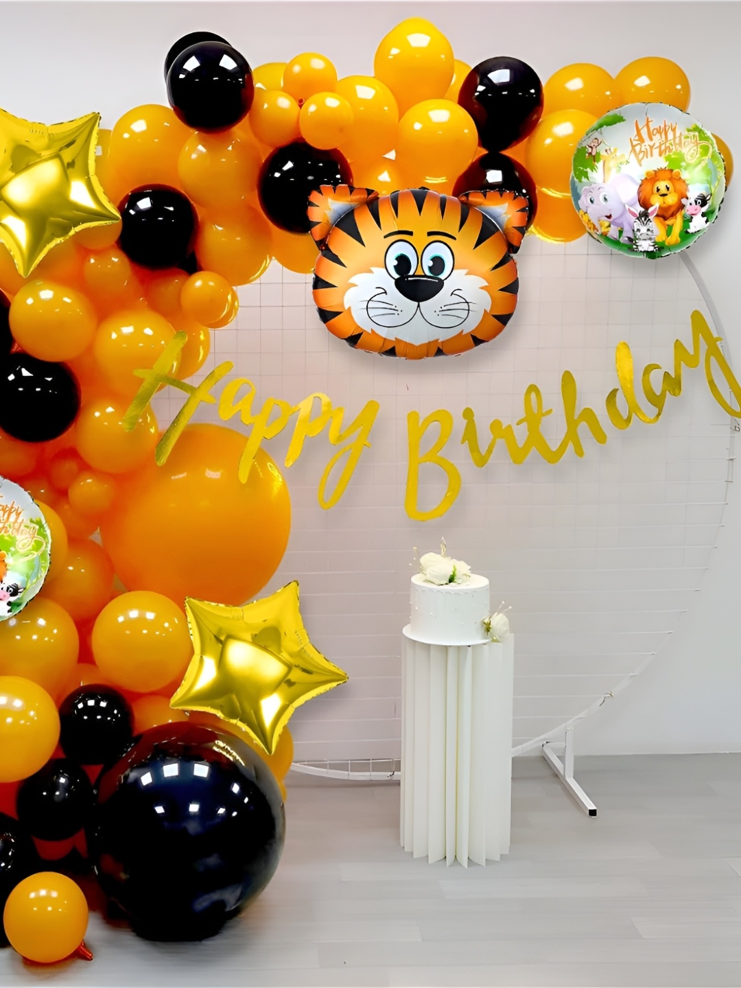 

Special You Set Of 44 Orange Coloured & Black Festive Decors