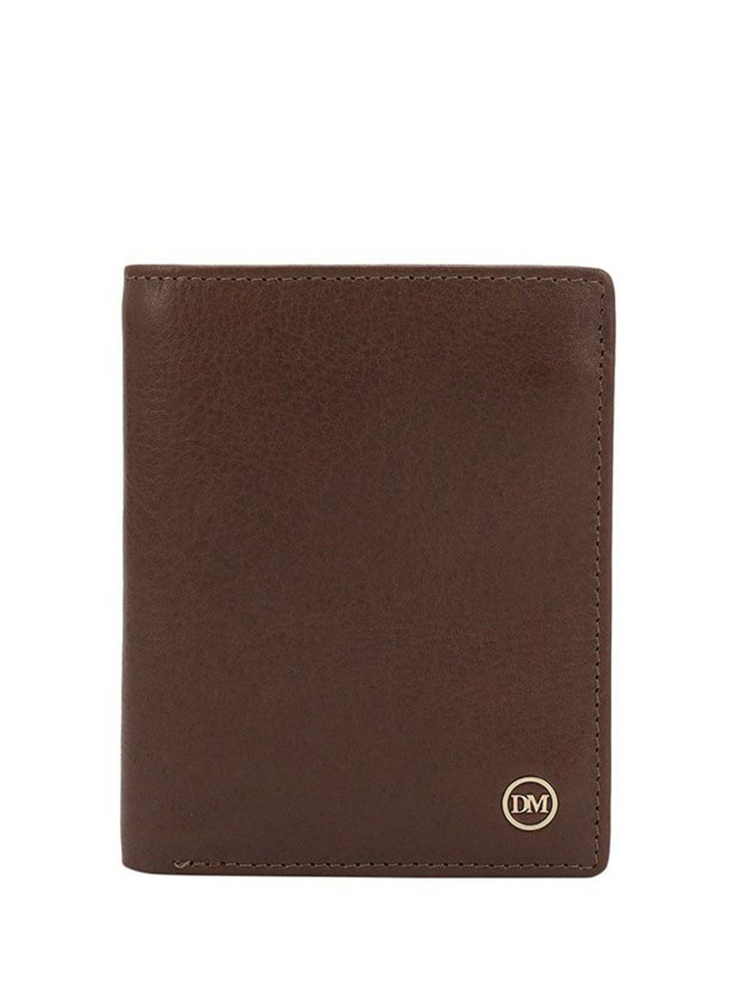 

Da Milano Men Leather Two Fold Wallet, Brown