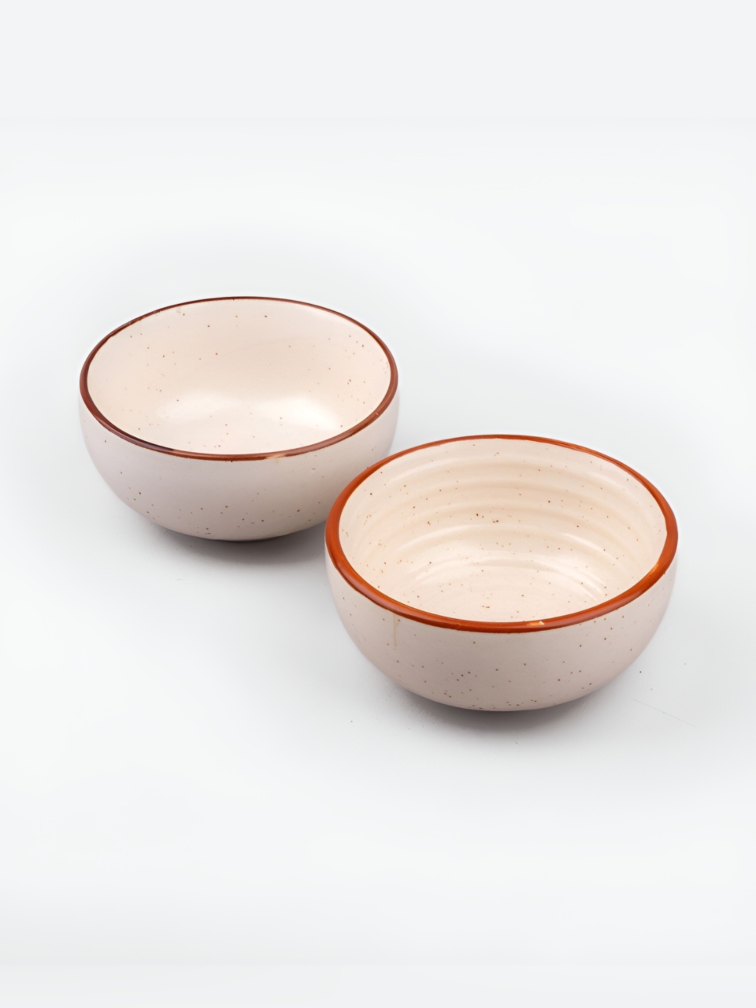 

Storepedia Beige 2 Pieces Ceramic Dishwasher and Microwave Safe Serving Bowl 200ml