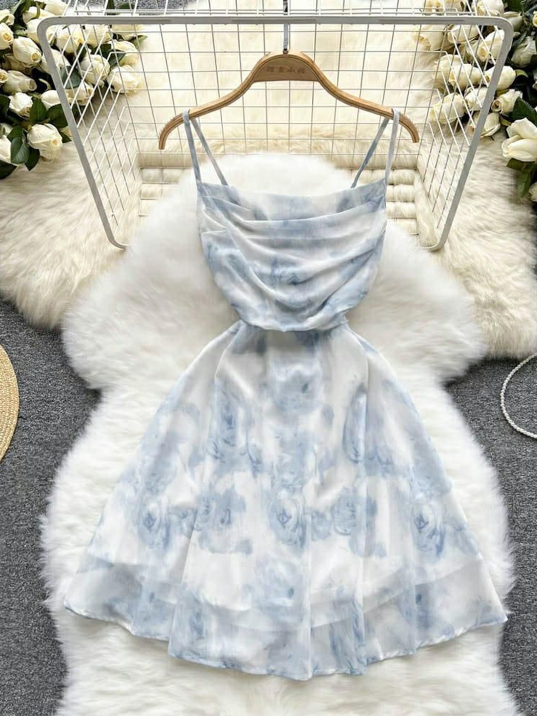 

Alamode By Akanksha Blue Kate Holiday Dress