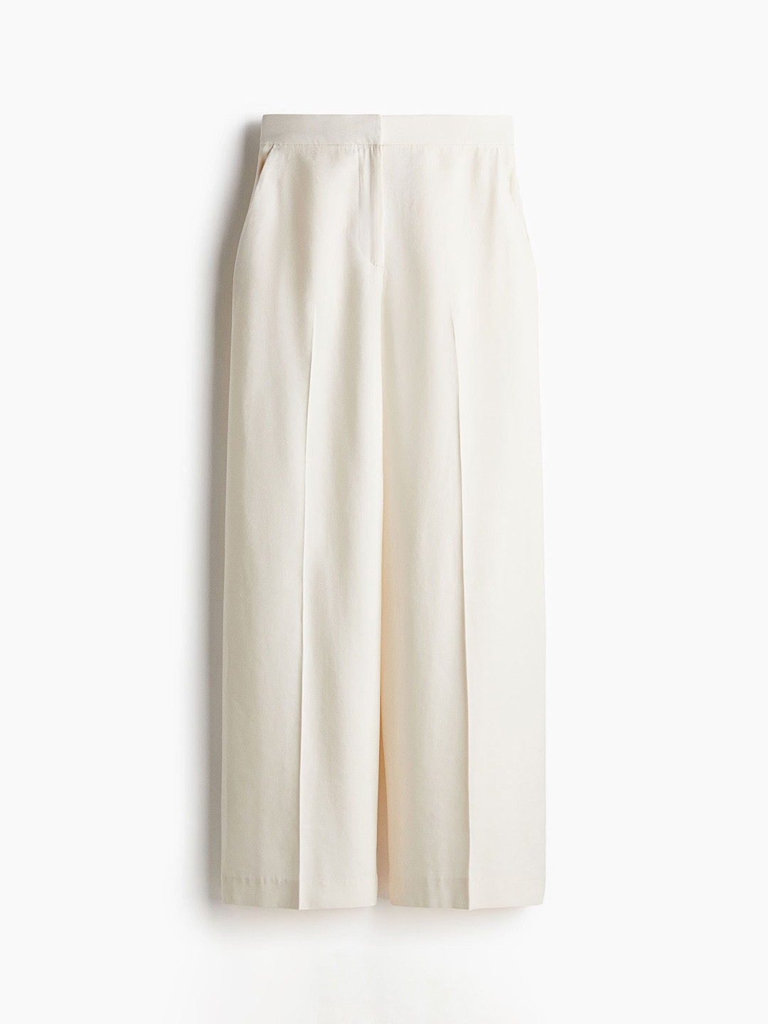 

H&M Wide Trousers, White