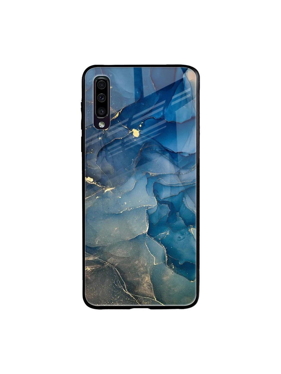 

QRIOH Blue Cool Marble Real Printed Samsung Galaxy A50 Back Case