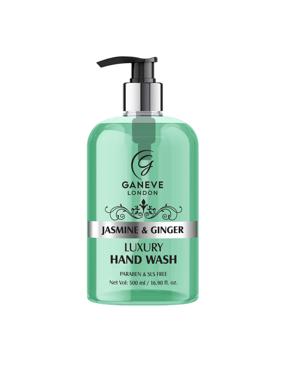 

Ganeve London Jasmine & Ginger Luxury Handwash - 500 ml, Green
