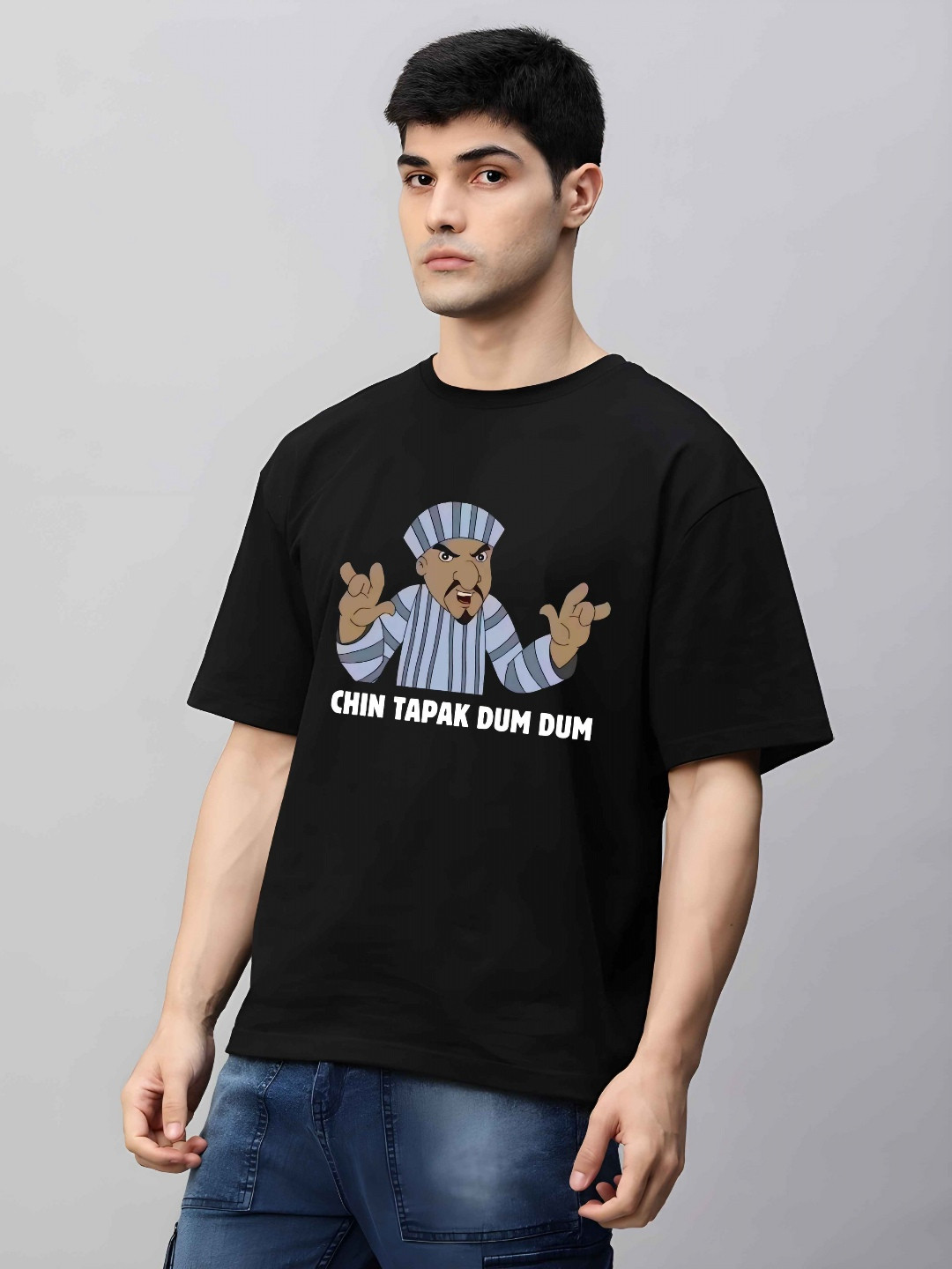 

SZN Men Drop-Shoulder Sleeves T-shirt, Black