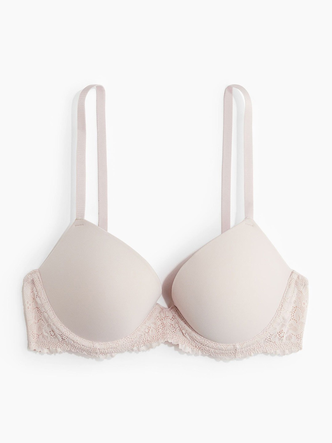 

H&M Microfiber Push-Up Bra, Pink