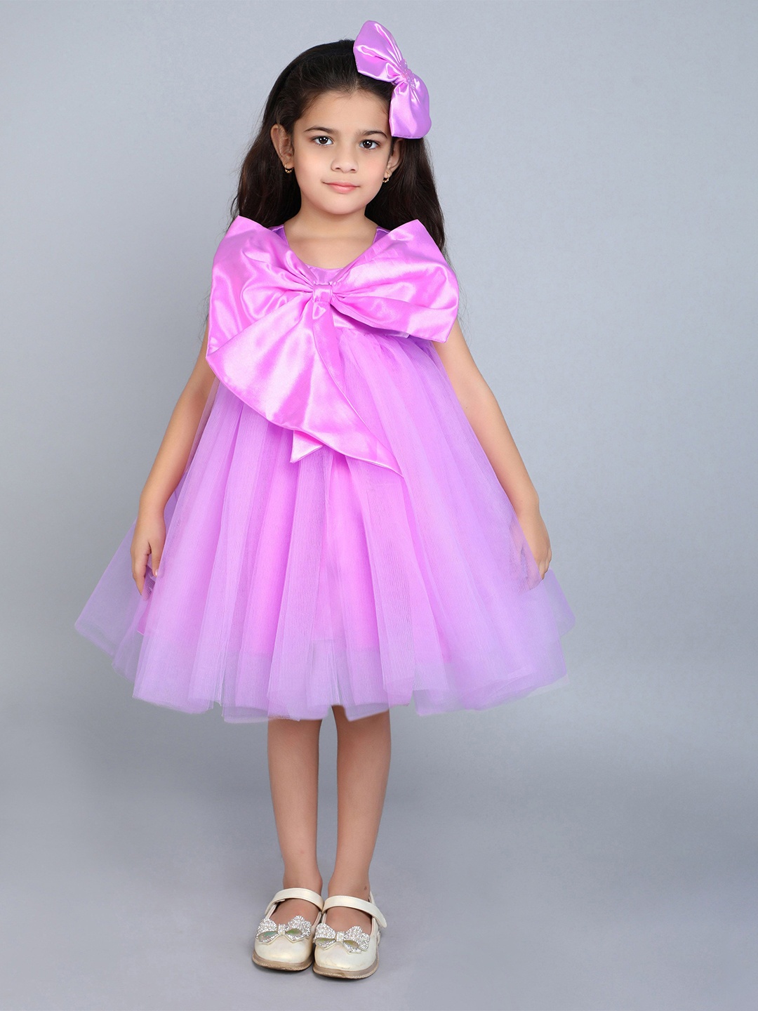 

Pink Chick Girls Fit & Flare Dress, Lavender