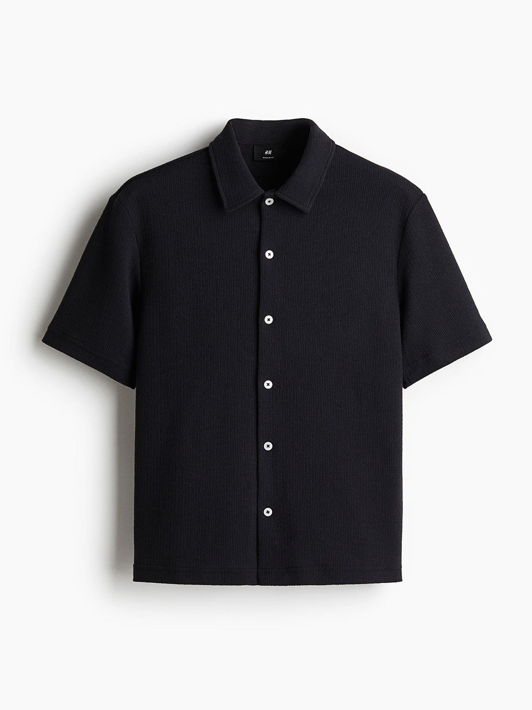 

H&M Regular Fit Short-Sleeved Jersey Shirt, Blue