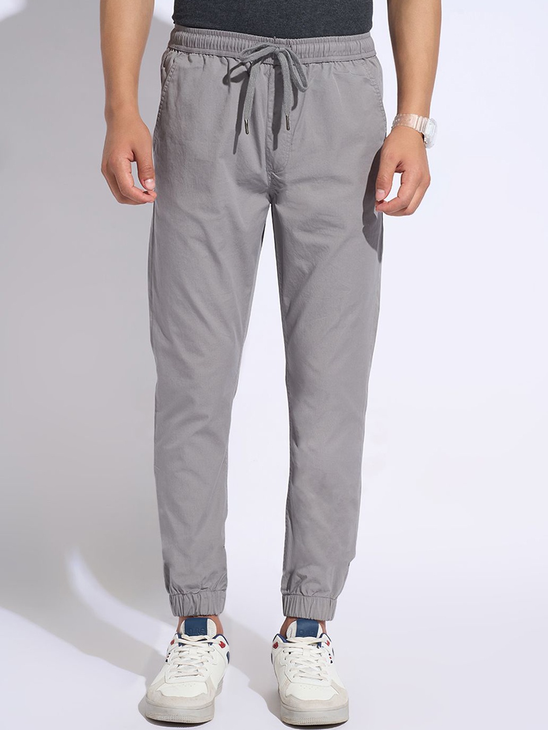 

7 Alt by Pantaloons Men Slim Fit Joggers Trousers, Grey