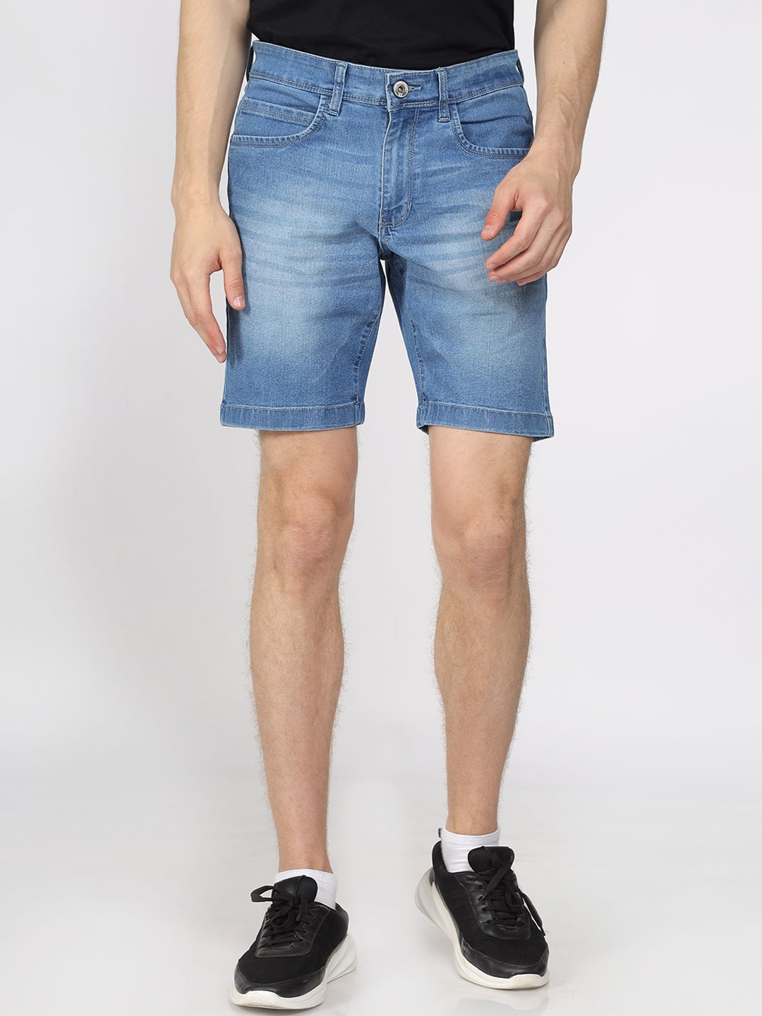 

TCI Men Slim Fit Denim Denim Shorts, Blue