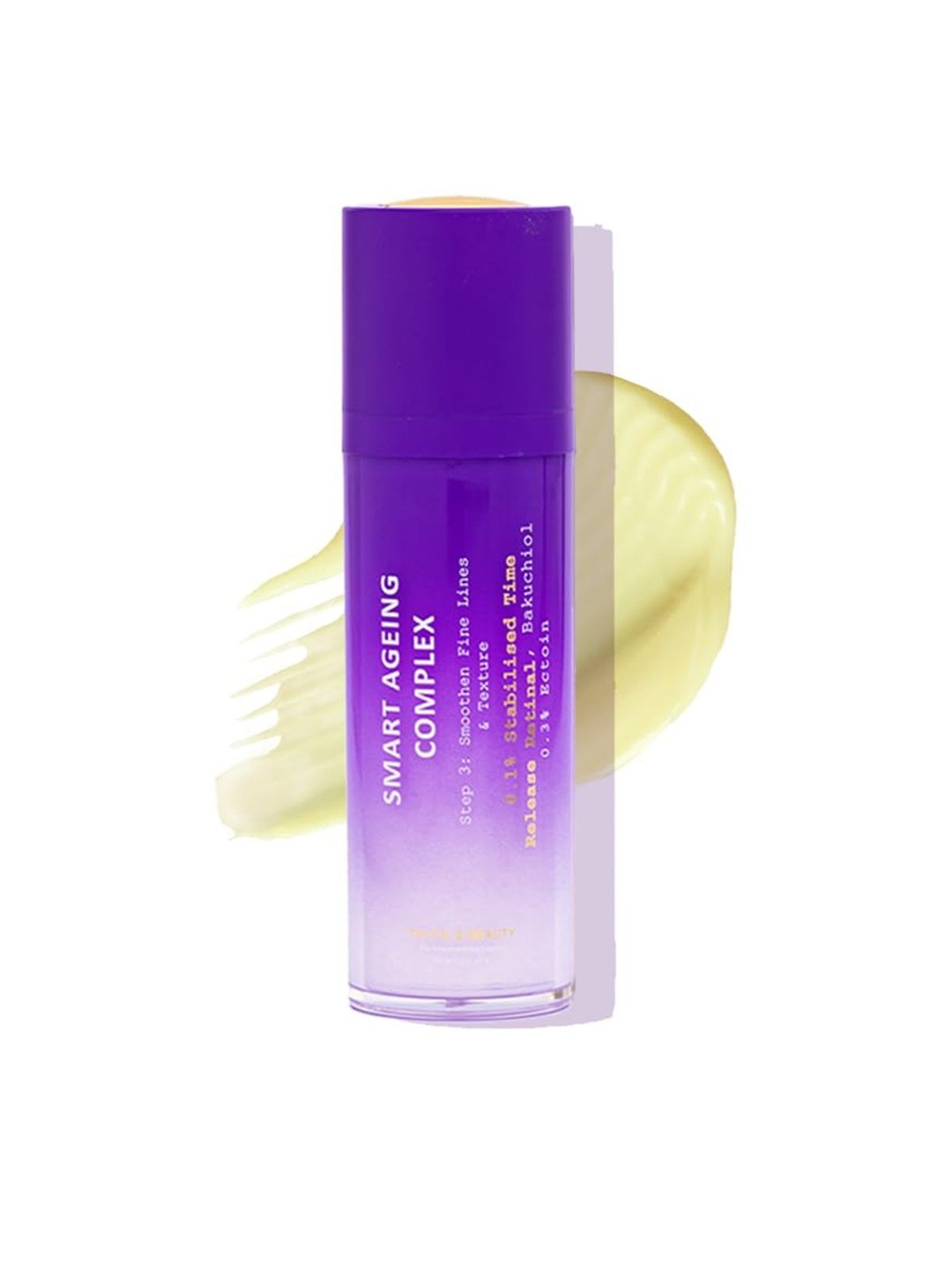 

Truth & Beauty Retinol 0.1% Anti-Aging Night Serum for Fine Lines & Wrinkles - 30 ml, Purple