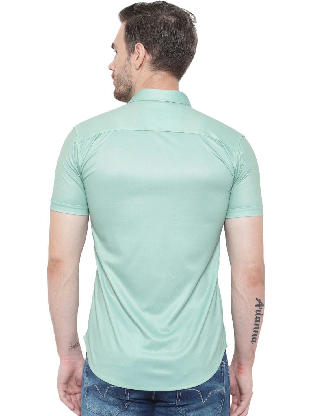 

iCome Men Animal Opaque Printed Casual Shirt, Green