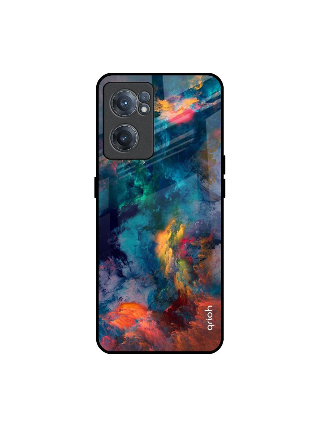 

QRIOH Cloudburst Printed OnePlus Nord CE 2 Back Case, Blue