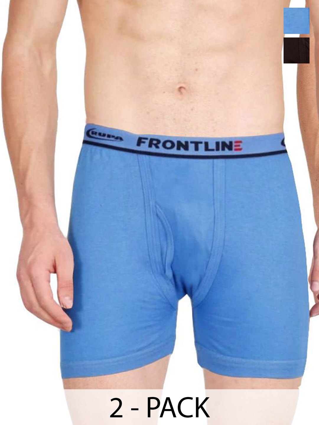 

Rupa Men Pack Of 2 Assorted Cotton Trunks Frontline-DCIF-2--100