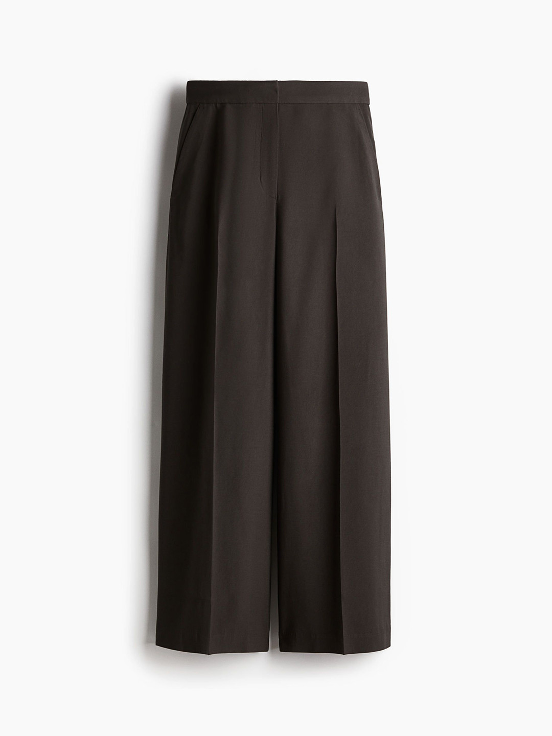 

H&M Wide Trousers, Brown