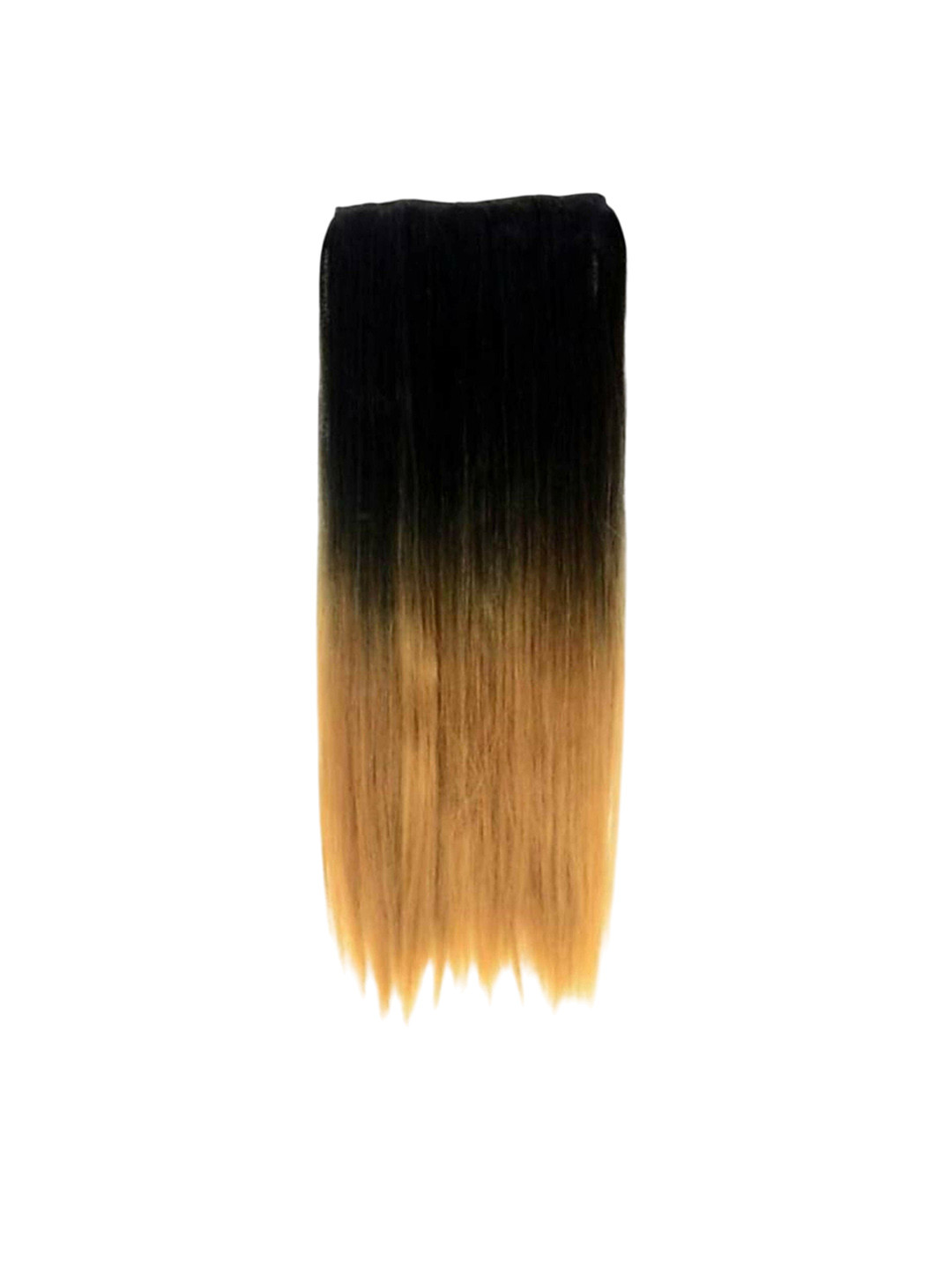 

CRIBE Clip-In Ponytail Straight Hair Extension - Golden Highlight - 24 Inch, Gold