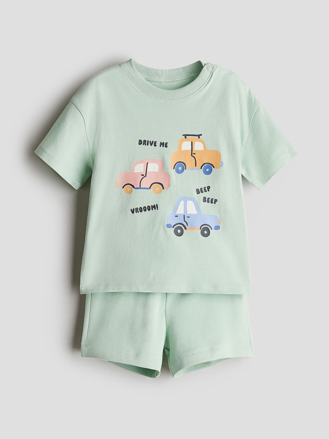 

H&M 2-Piece Cotton Set, Green