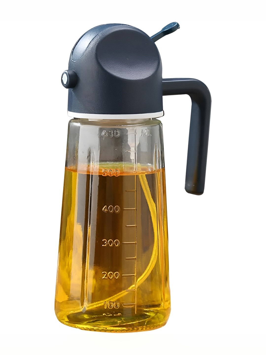

Baskety Green Glass Dishwasher and Microwave Safe Oil Dispenser 630ml