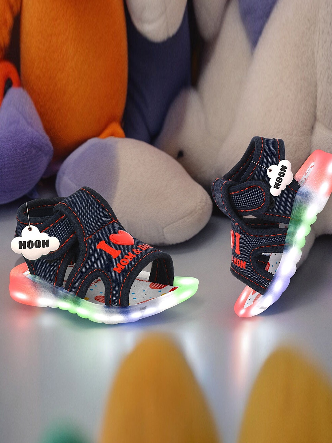 

HOOH Now Comfort in Fashion Kids Canvas Sandals, Navy blue