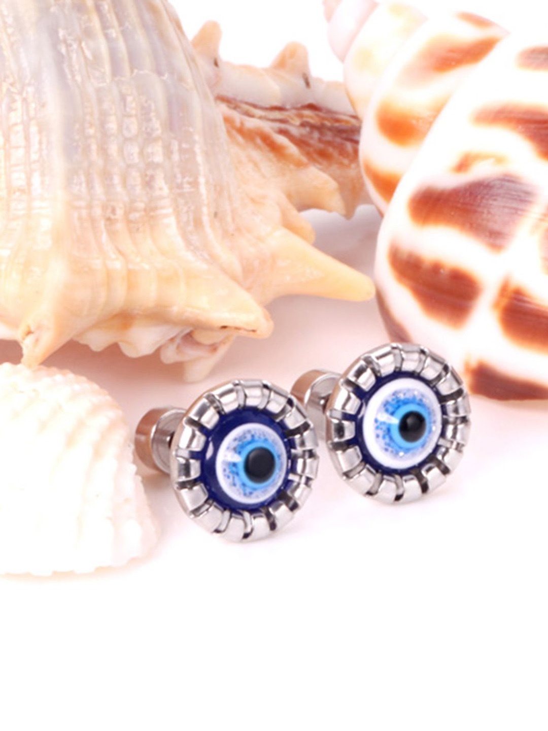 

FASHION STROM Contemporary Studs Earrings, Silver