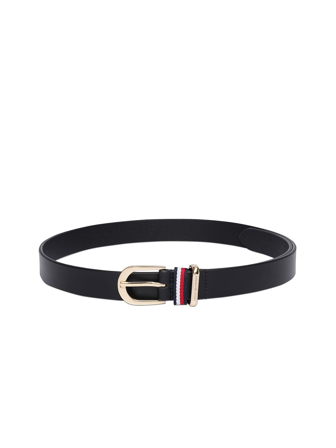 

Tommy Hilfiger Women Leather Belt, Black