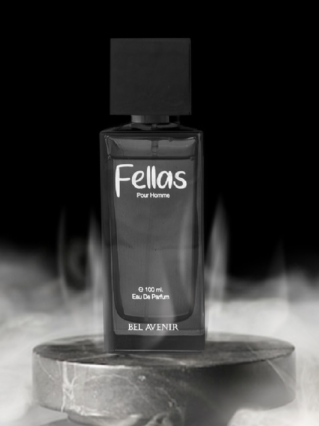 

Bel Avenir Men Fellas Pour Homme Luxury Long Lasting Eau De Parfum - 100 ml, Black