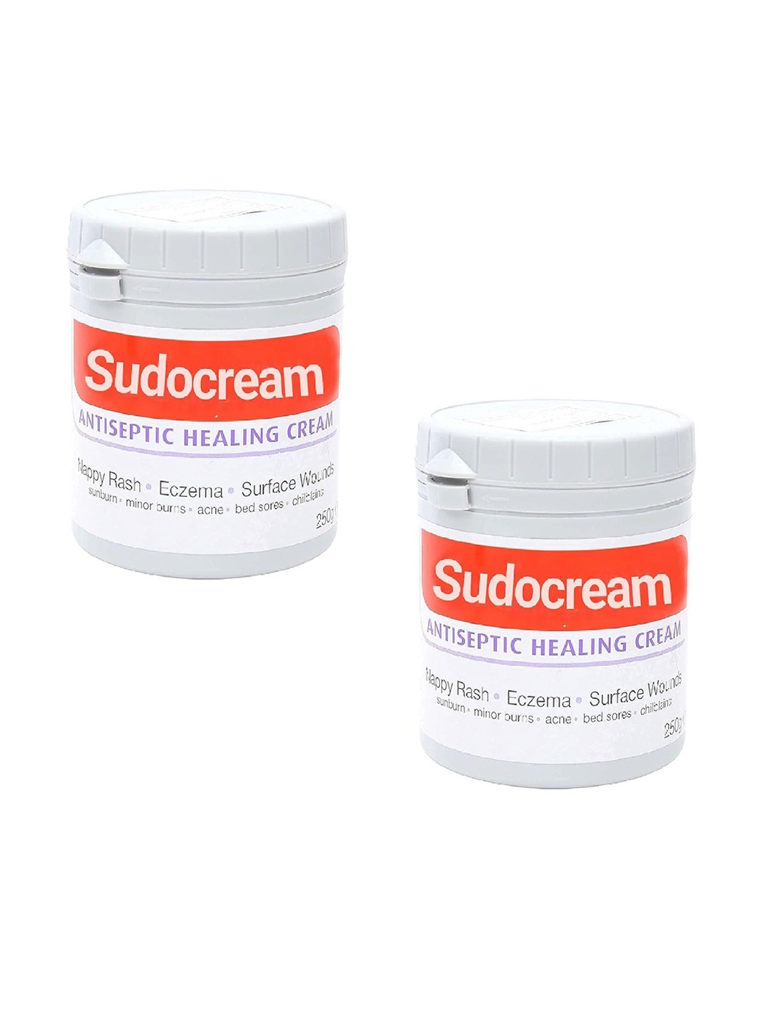 

Sudocrem Set Of 2 Antiseptic Healing Cream- 250 g Each, Grey