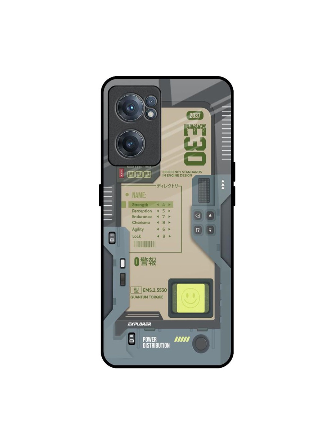 

QRIOH Art Station Printed OnePlus Nord CE 2 Back Case, Grey