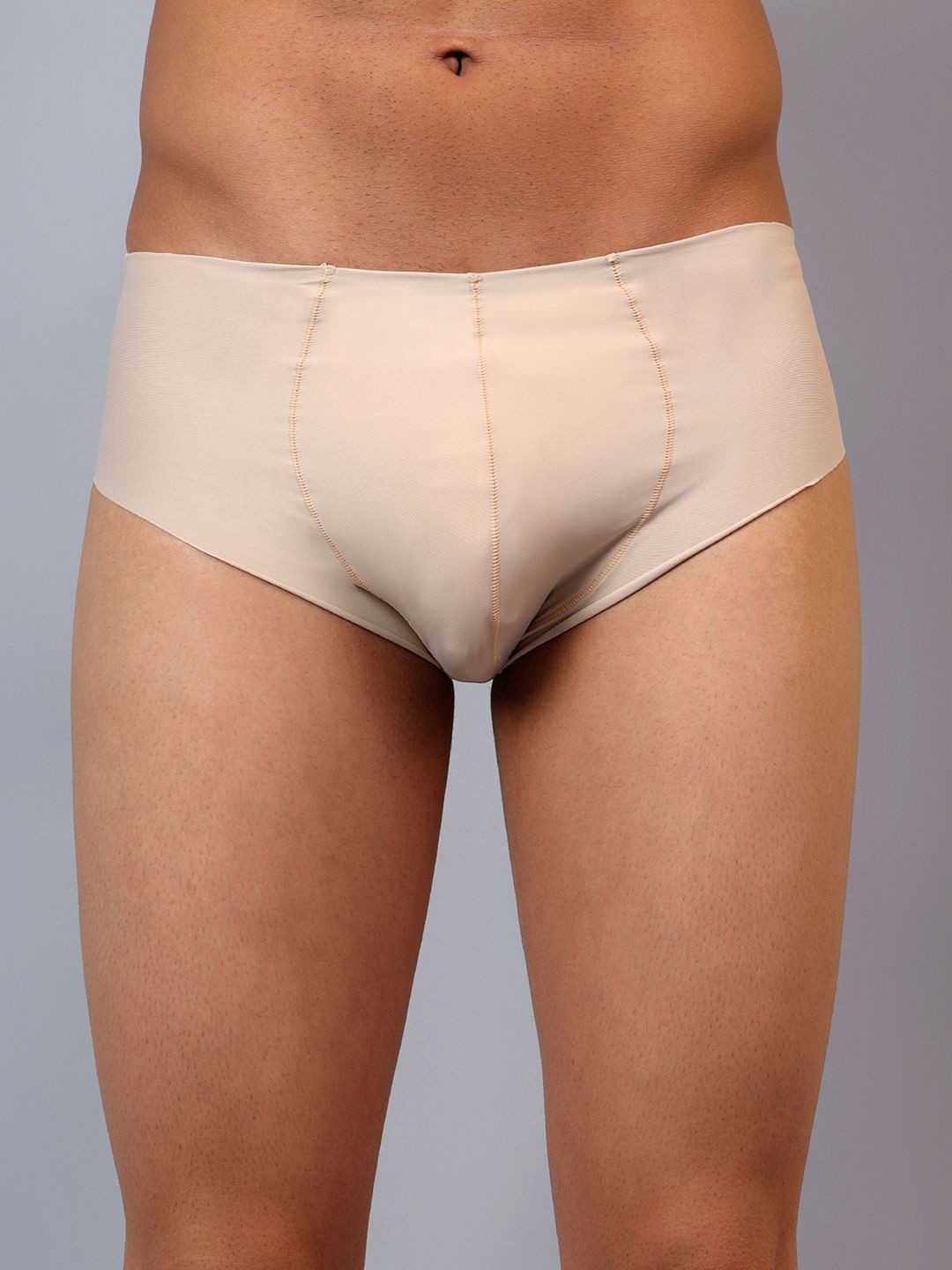 

La Intimo Semi Seamless Low Rise Anti-Microbial Basic Briefs LXMUSS01AD, Beige