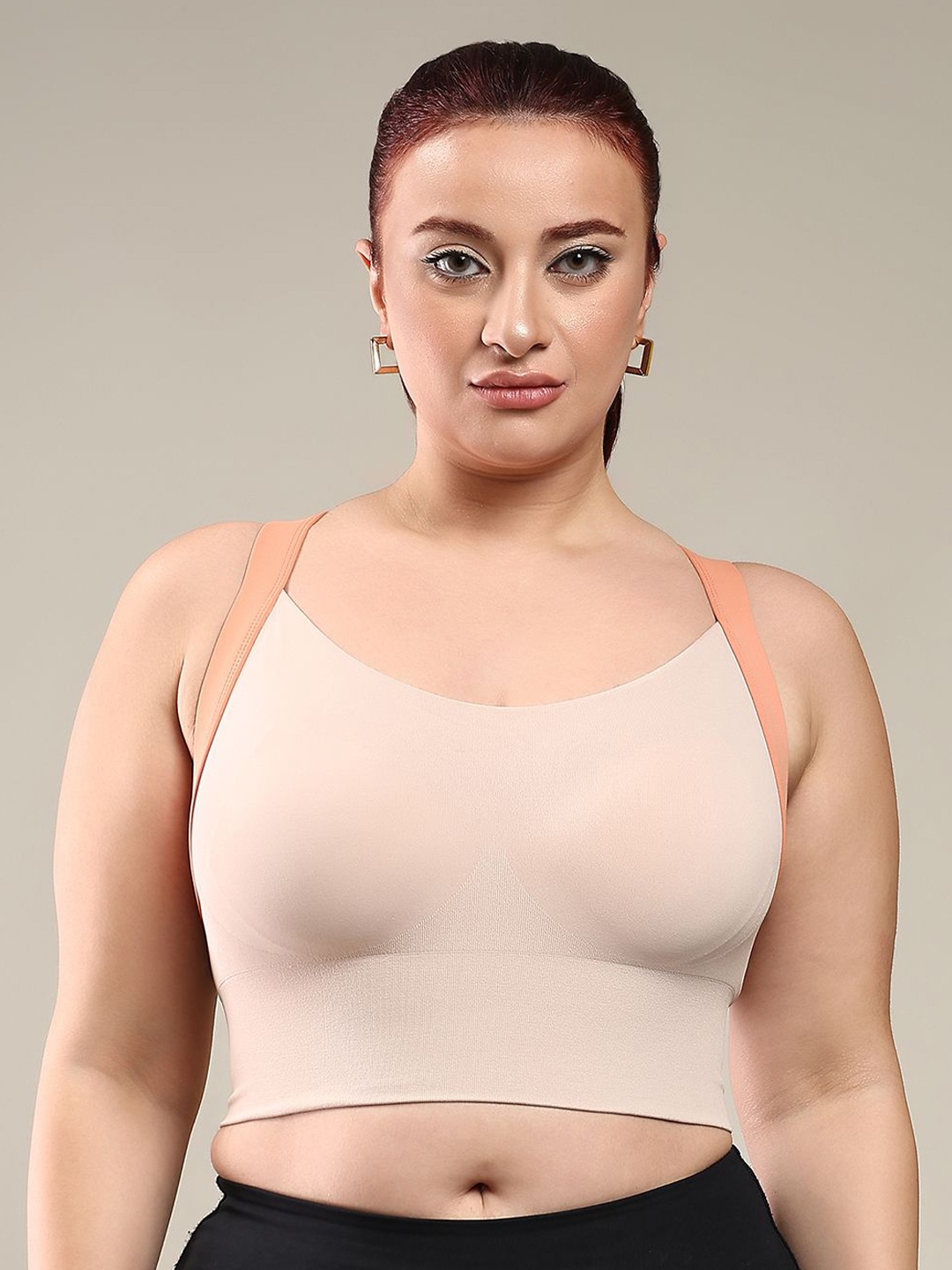 

BRACHY Women Full Coverage Lightly Padded Bra, Peach
